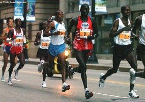 Los corredores de élite talonan