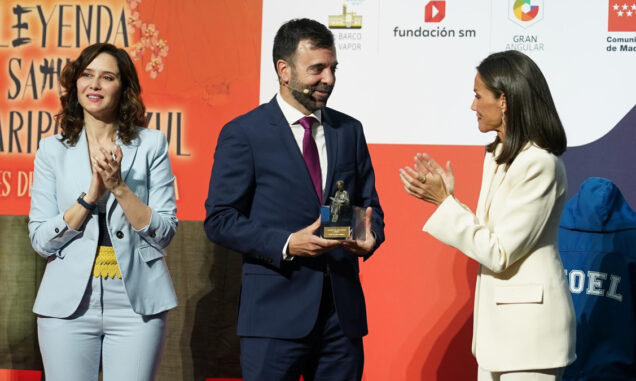 Letizia Ortiz en los Premios El Barco de Vapor