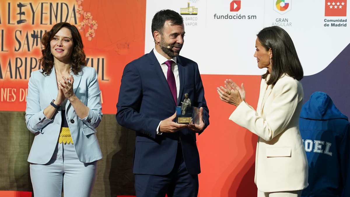 Letizia Ortiz en los Premios El Barco de Vapor